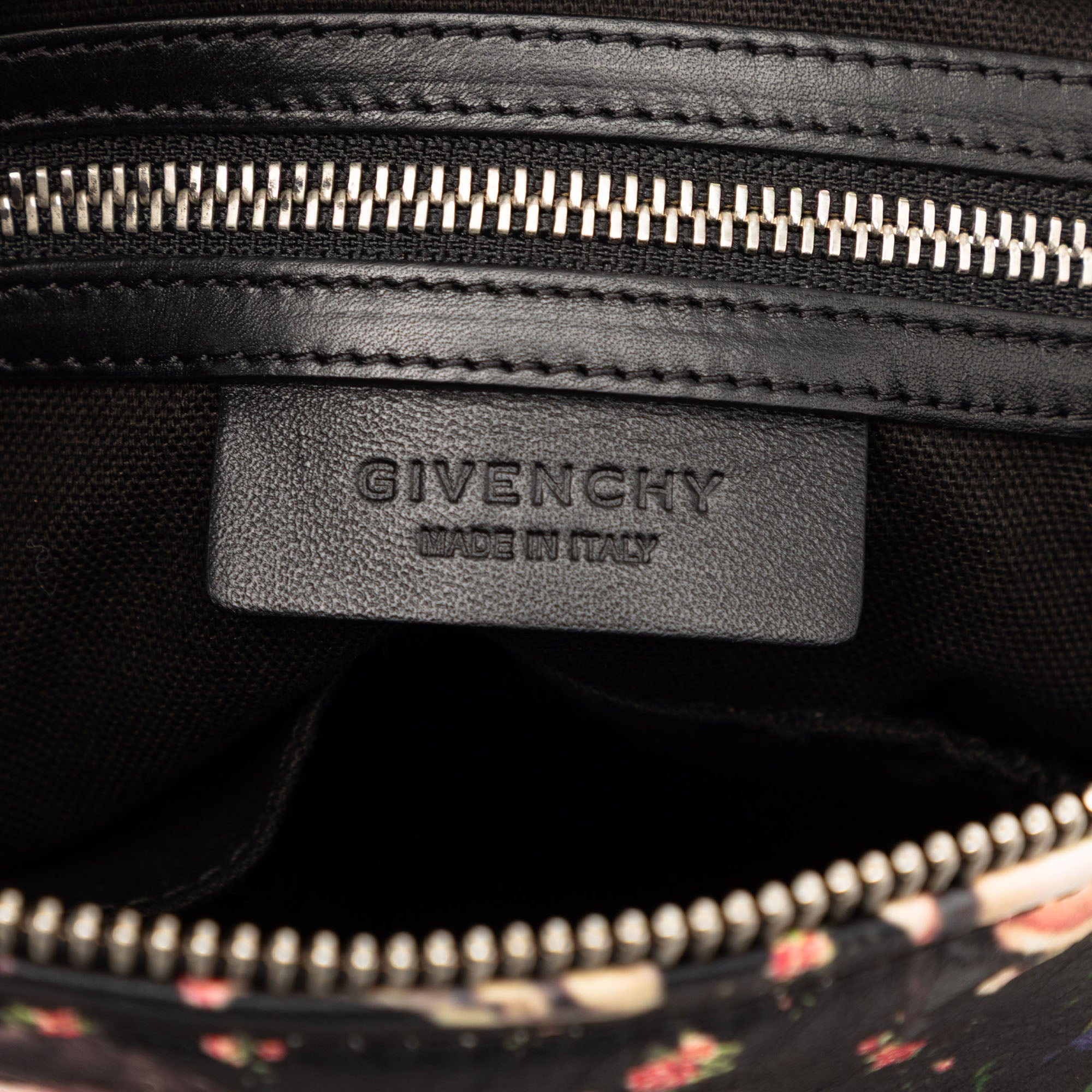 Medium Floral Printed Calfskin Pandora Satchel - Image 5