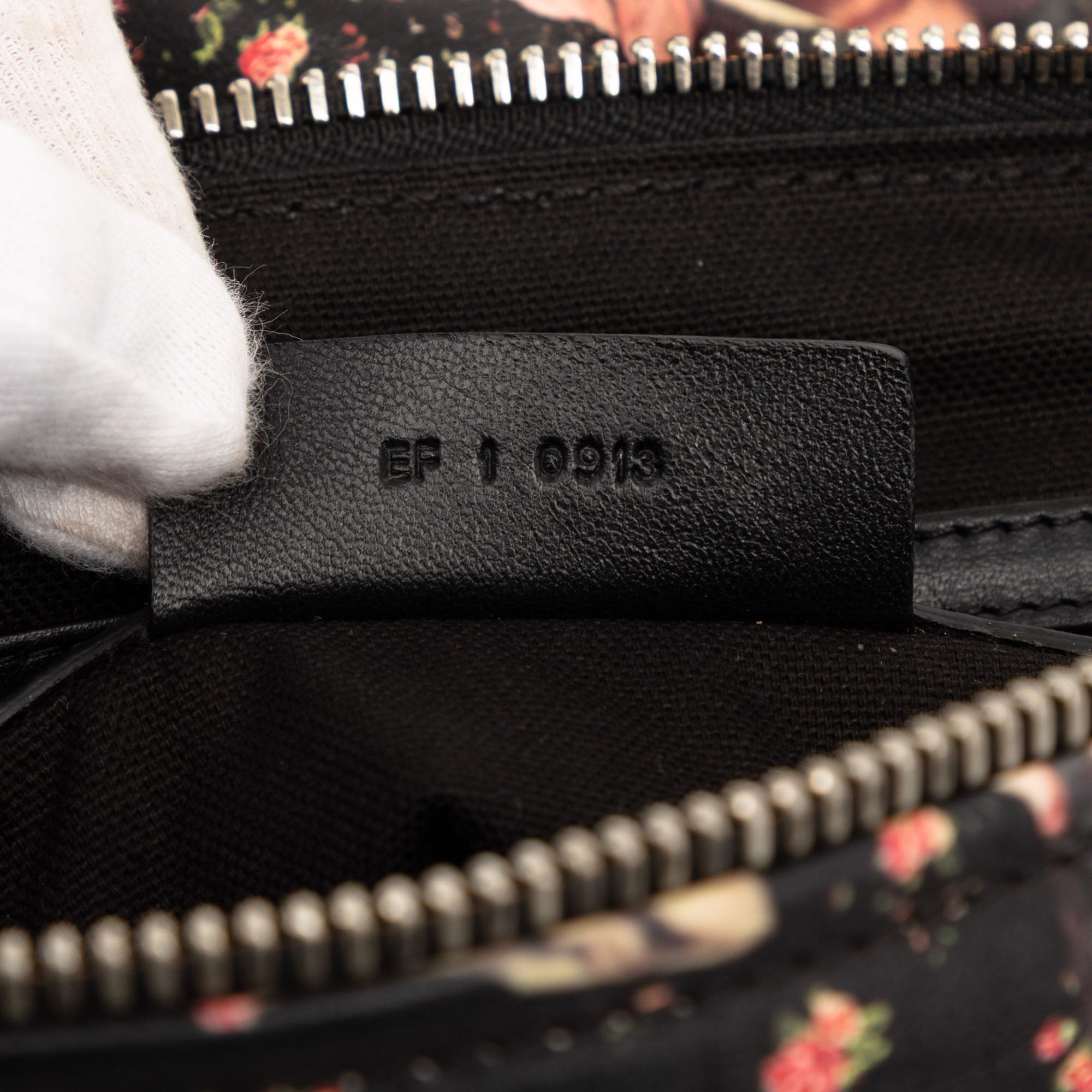 Medium Floral Printed Calfskin Pandora Satchel - Image 6