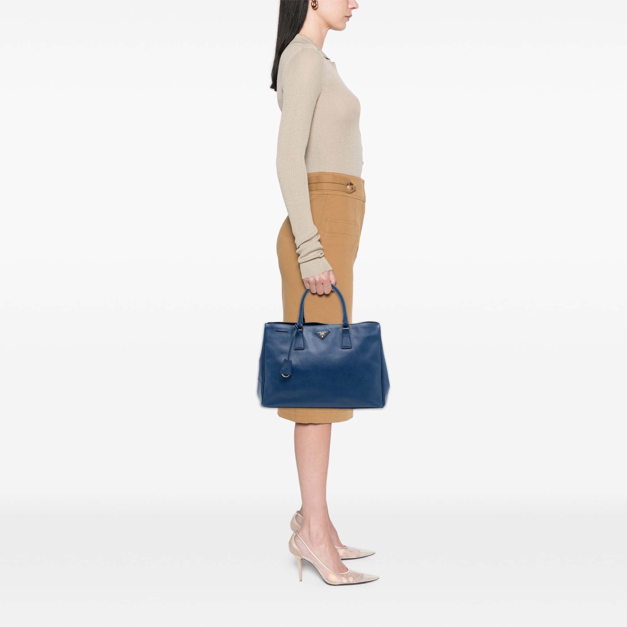 Large Saffiano Lux Galleria Tote - Image 7