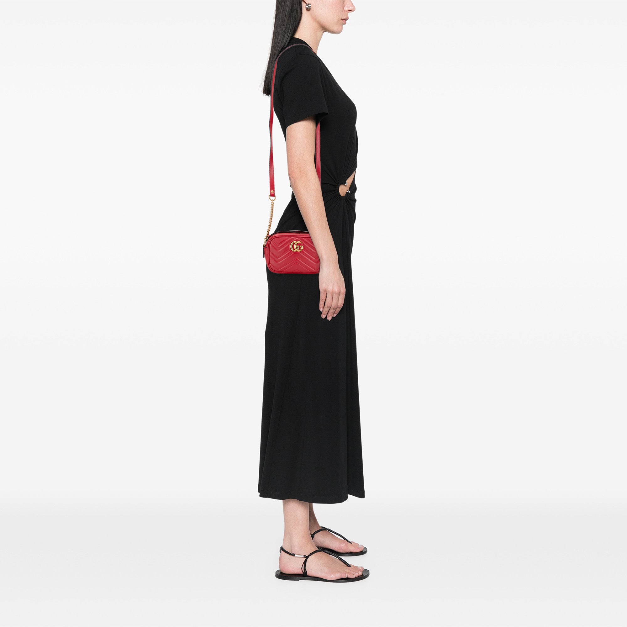 Mini GG Marmont Matelasse Leather Crossbody - Image 10