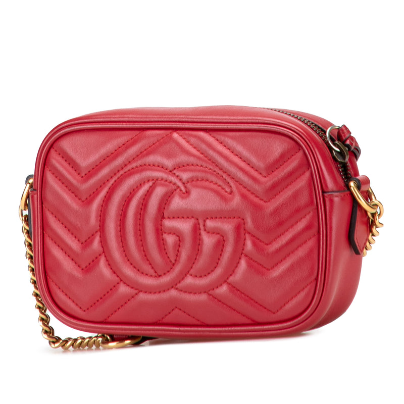 Mini GG Marmont Matelasse Leather Crossbody - Image 2