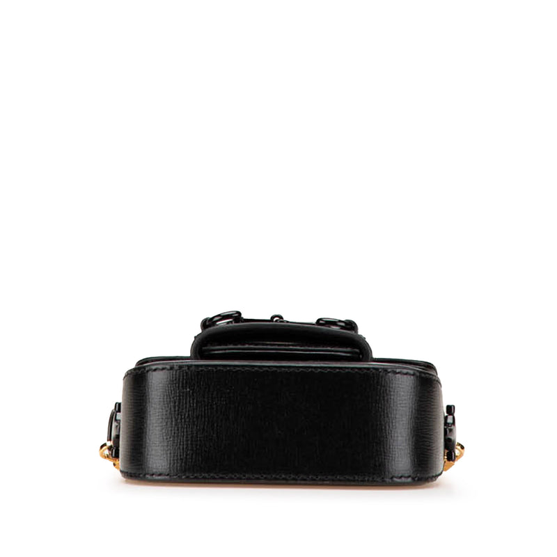 Mini Leather Horsebit 1955 Web Satchel - Image 3