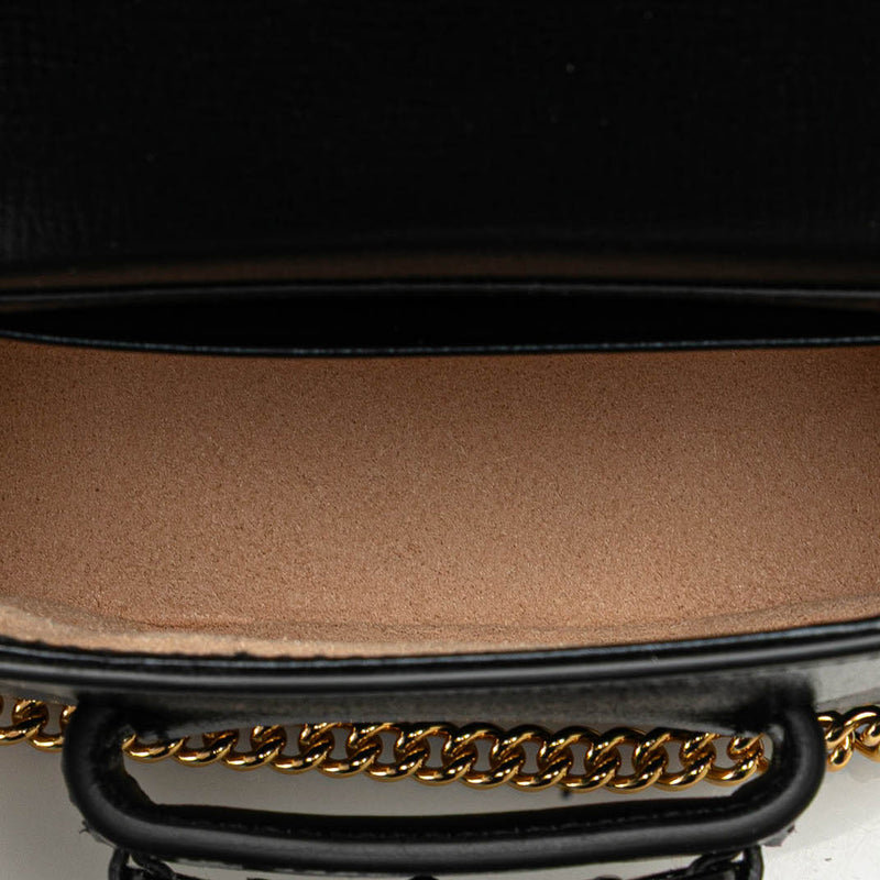 Mini Leather Horsebit 1955 Web Satchel - Image 4