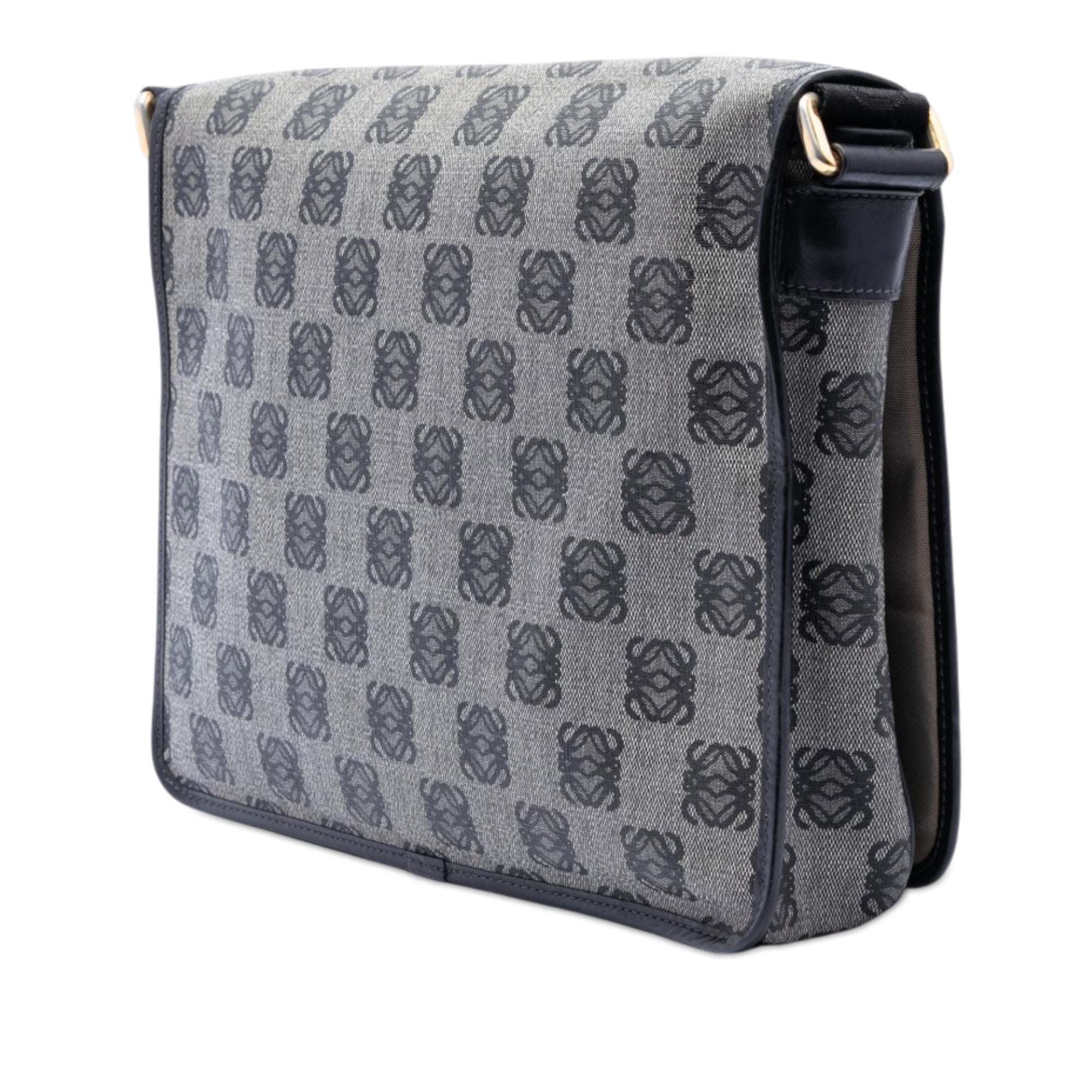 Anagram Coated Canvas Messenger Bag - Image 2