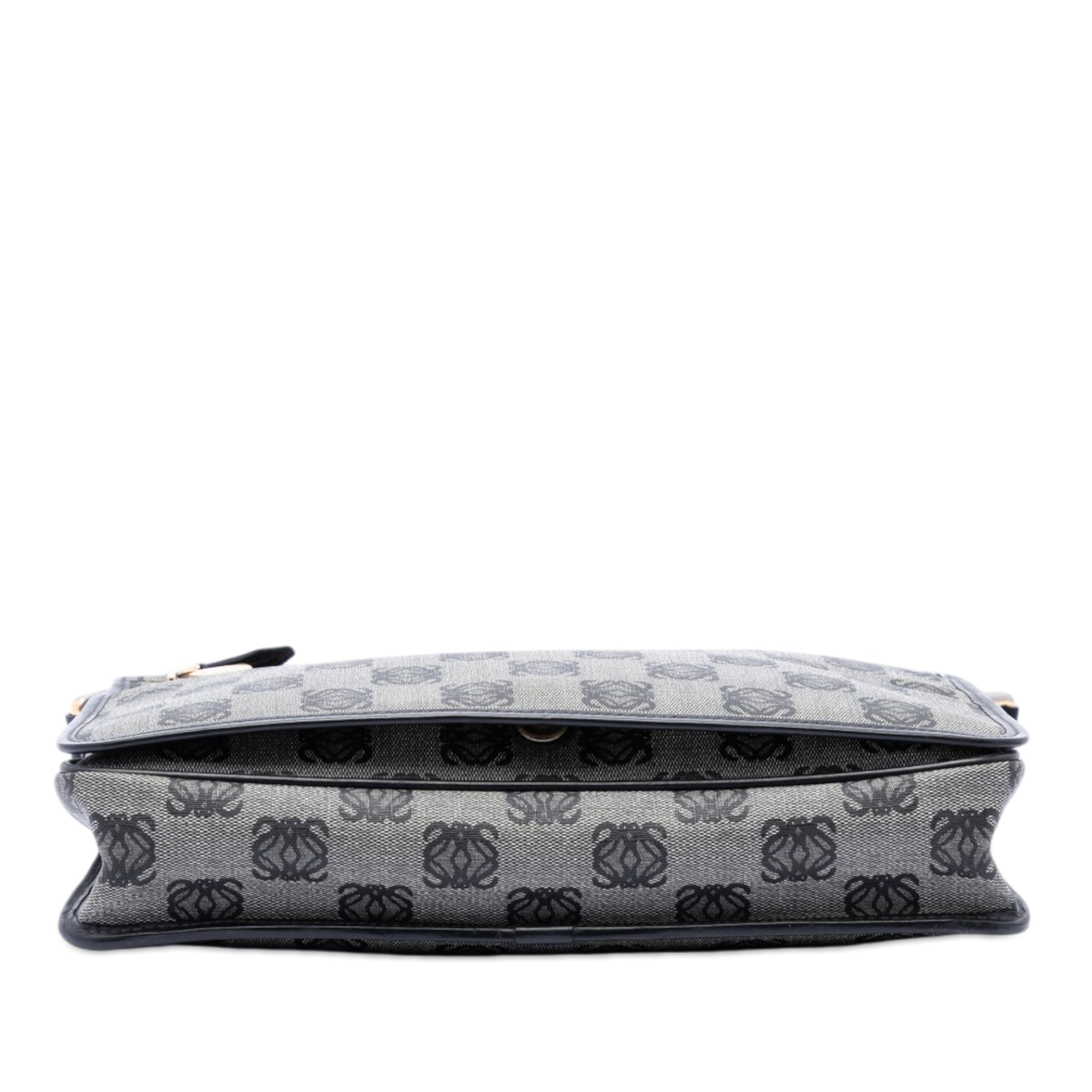 Anagram Coated Canvas Messenger Bag - Image 3