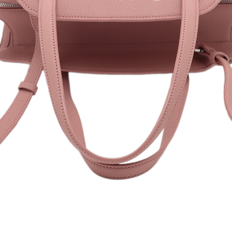 Canvas and Grained Calfskin Sesia Satchel - Image 8