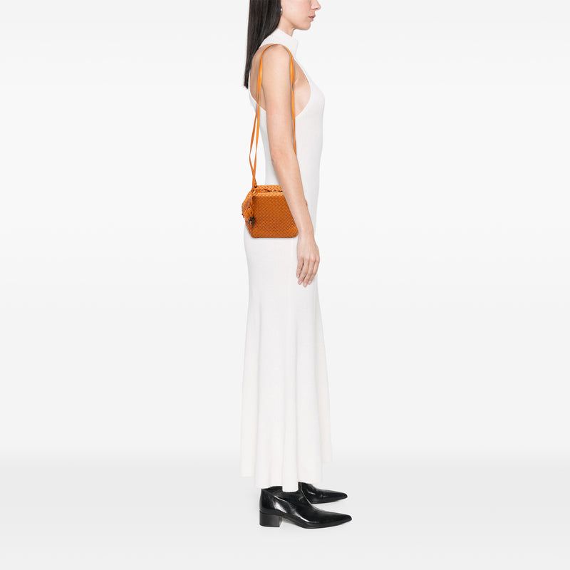Nappa Intrecciato Cube Crossbody - Image 7