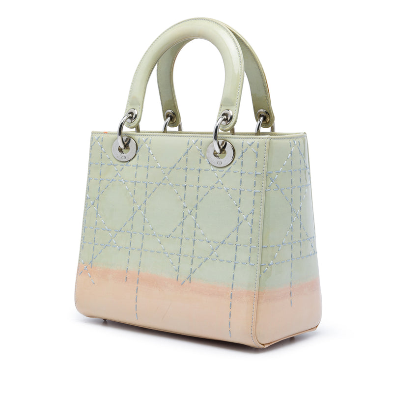 Medium Ombre Patent Cannage Lady Dior - Image 2