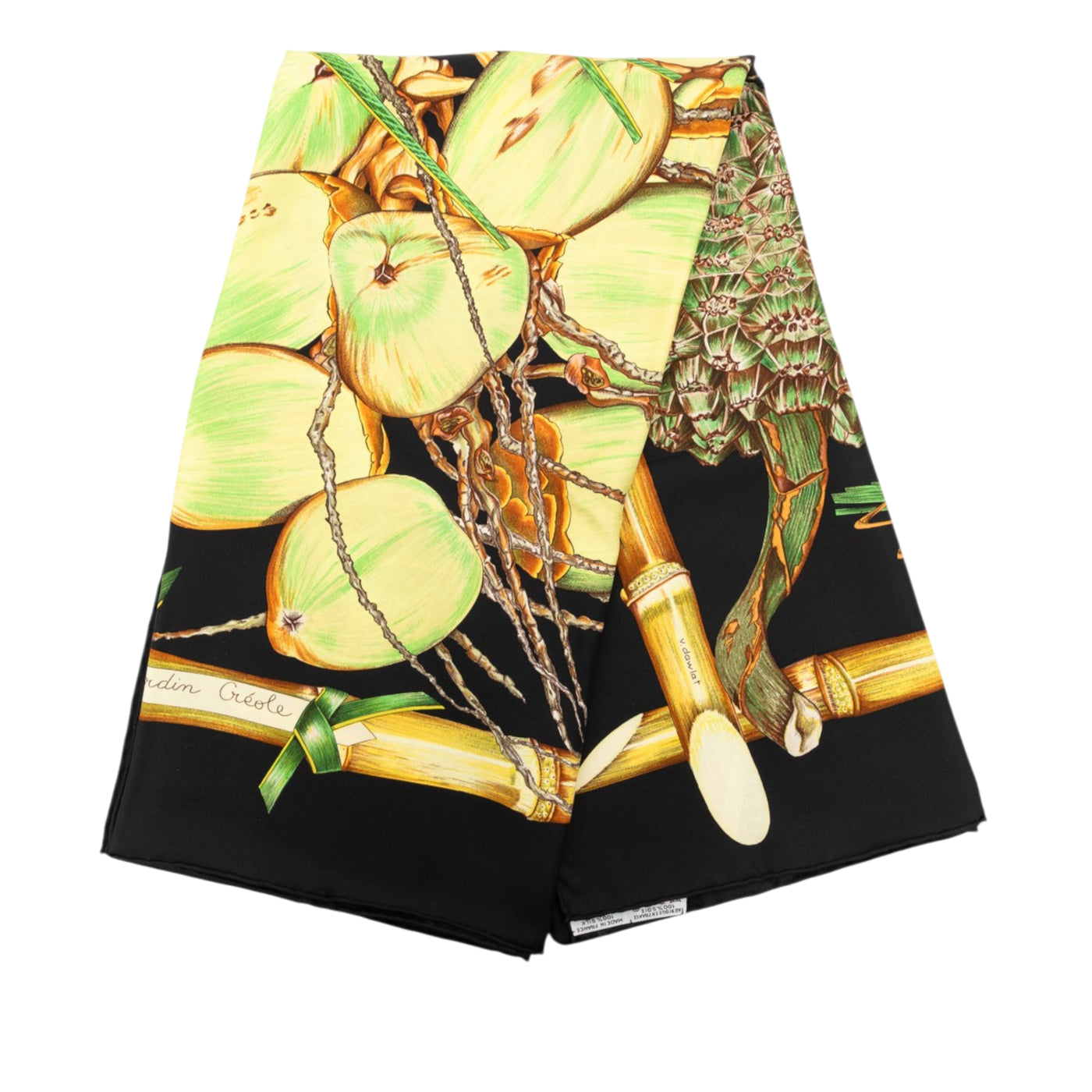 Jardin Creole Silk Scarf 90 - Image 1