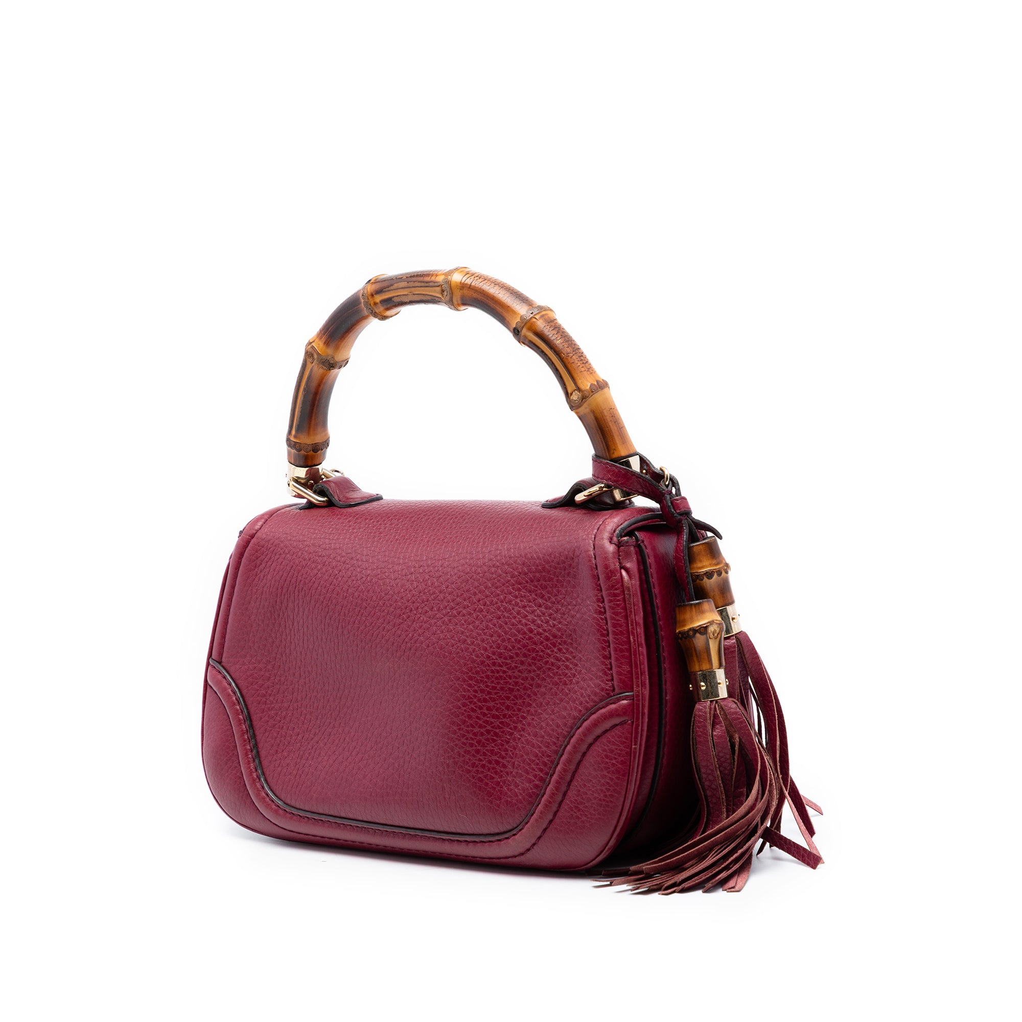 Medium Leather New Bamboo Satchel - Image 2