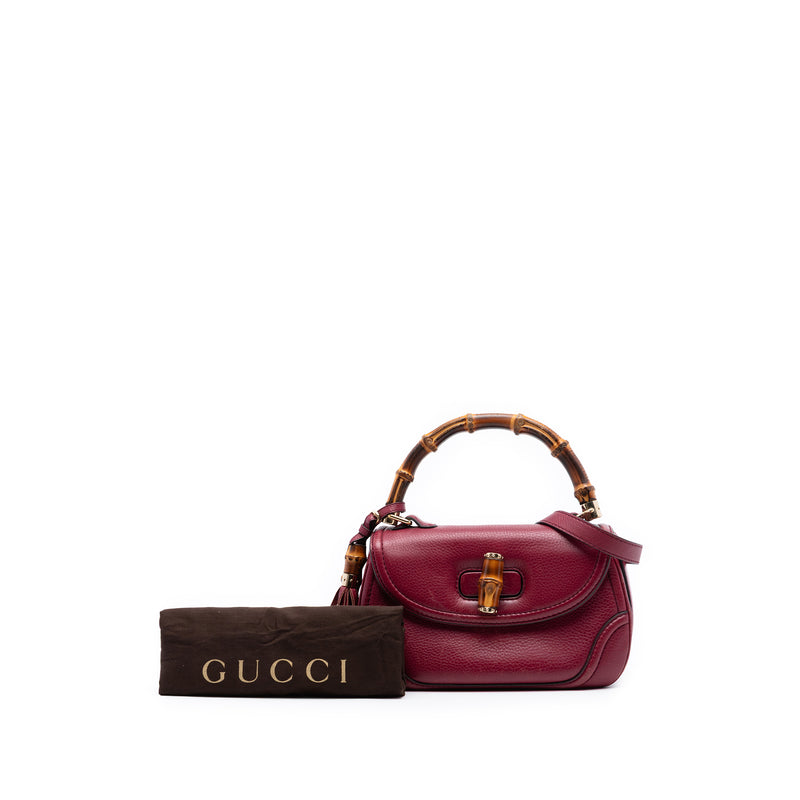 Medium Leather New Bamboo Satchel - Image 8