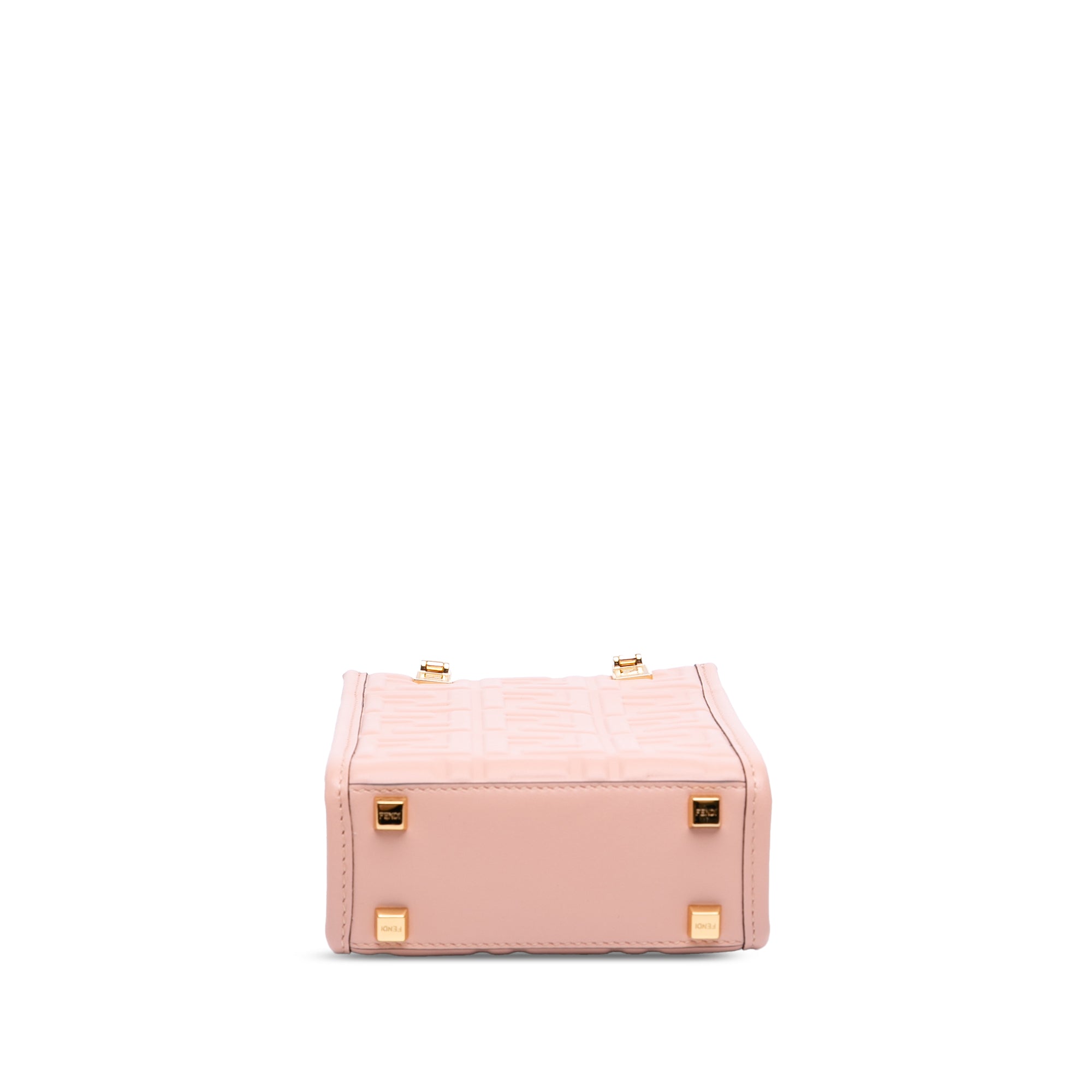 Mini Zucca Embossed Leather Sunshine Shopper Tote - Image 3