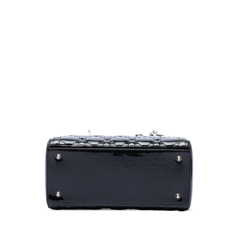 Medium Patent Cannage Lady Dior - Image 3