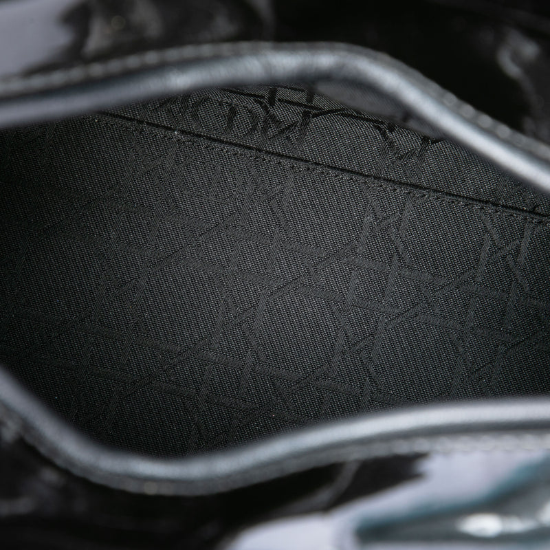 Medium Patent Cannage Lady Dior - Image 4