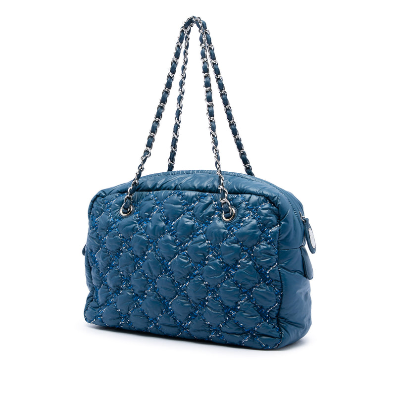 Paris Byzance Nylon Tweed On Stitch Bowler Bag - Image 2