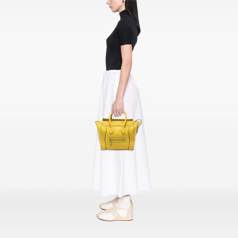 Mini Calfskin Luggage Tote - Image 6