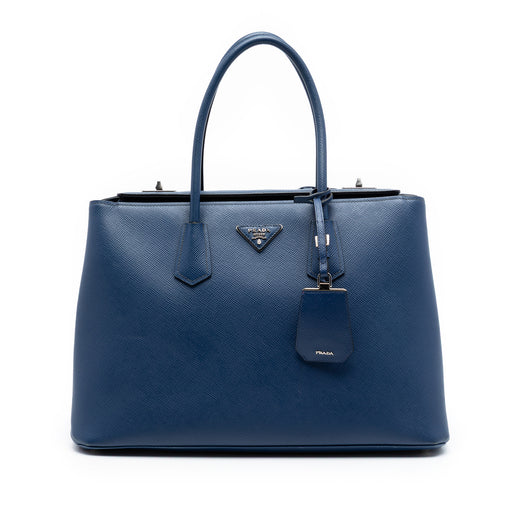 Saffiano Cuir Turnlock Twin Satchel - Image 1
