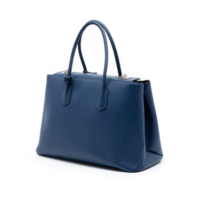 Saffiano Cuir Turnlock Twin Satchel - Image 2