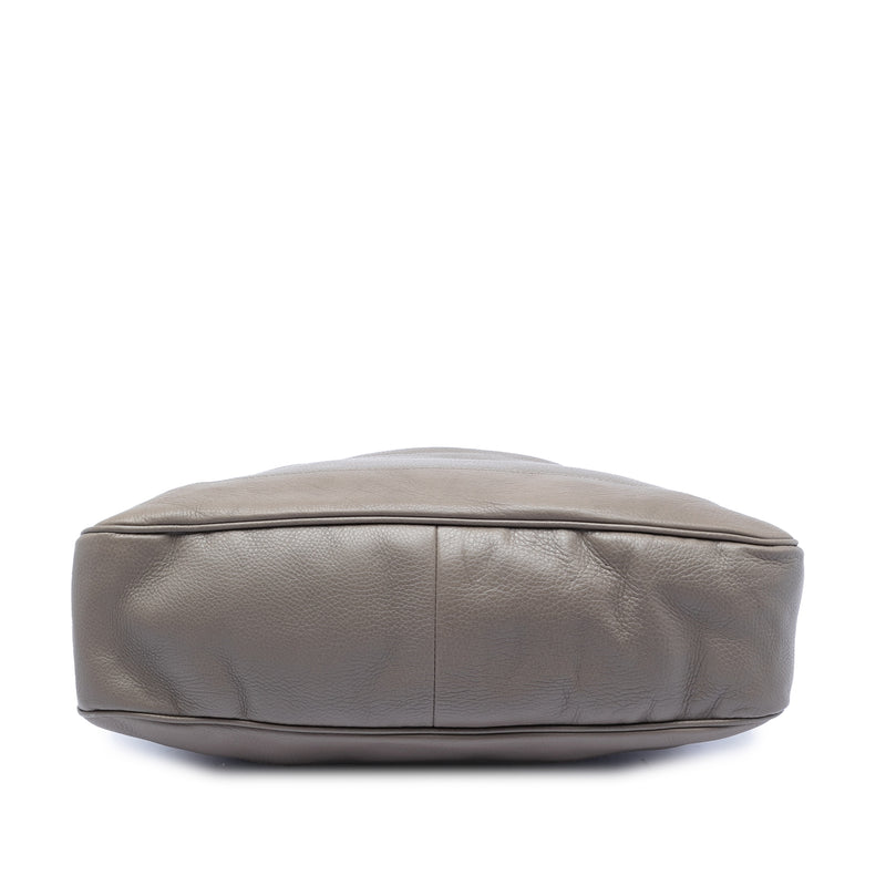 Calfskin Bamboo Diana Satchel - Image 3