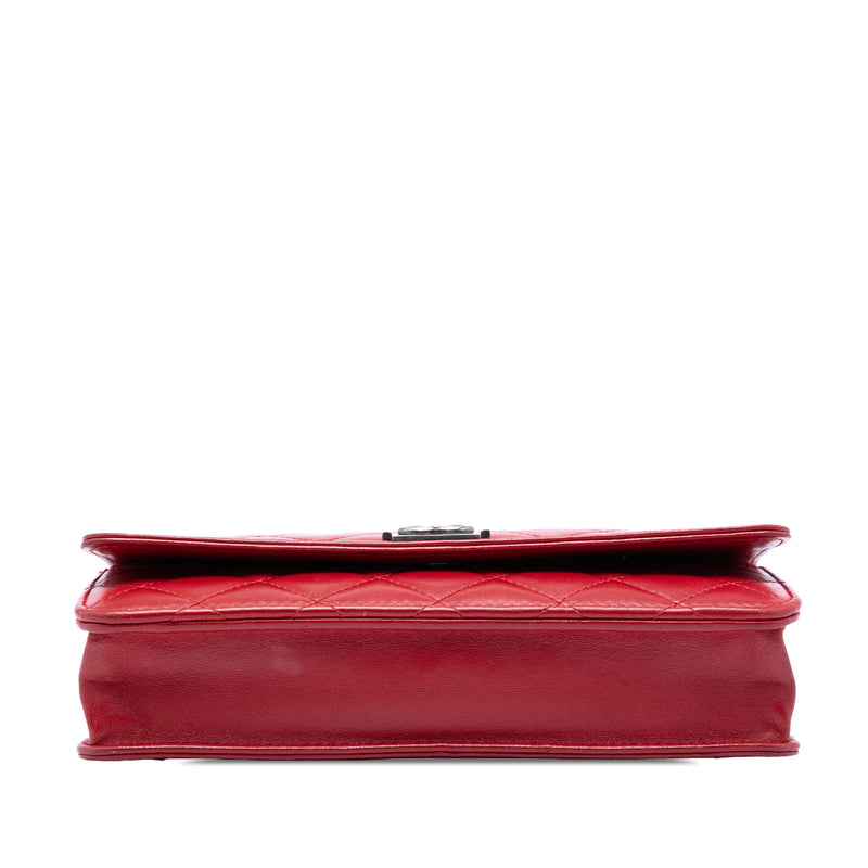 Quilted Lambskin Boy Wallet On Chain - Image 3