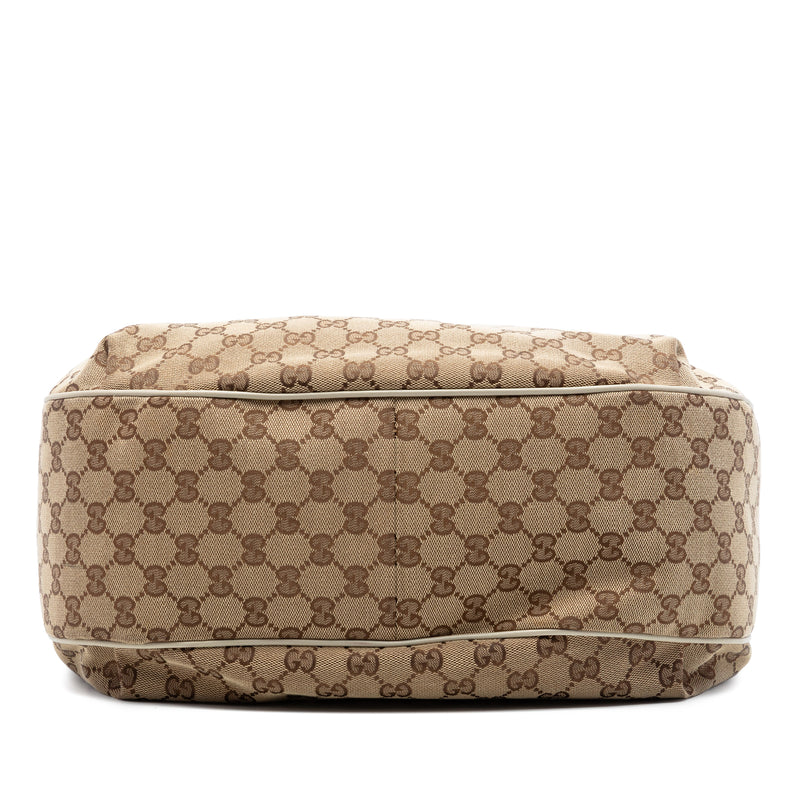 Medium GG Canvas Emily Flap Satchel - Image 3