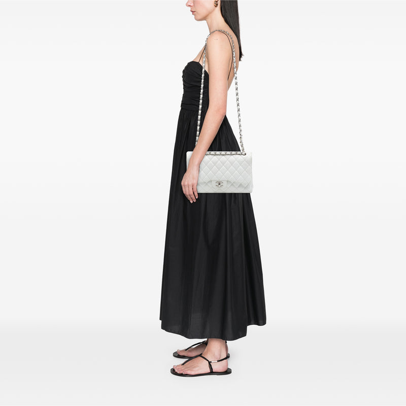 Jumbo Classic Caviar Double Flap - Image 7