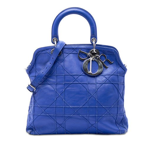 Medium Lambskin Cannage Polochon Granville Satchel - Image 1