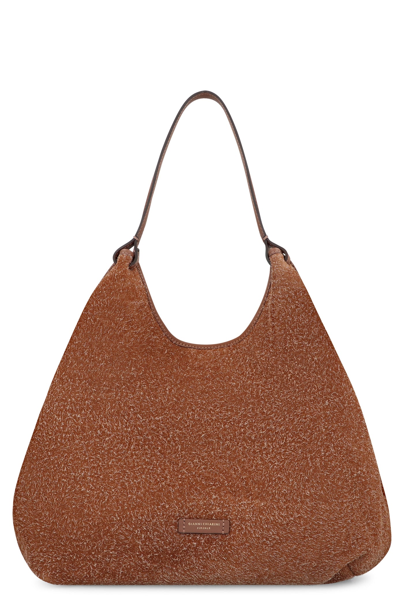 Gianni Chiarini Dua Shoulder Bag — Beige Cowhide
