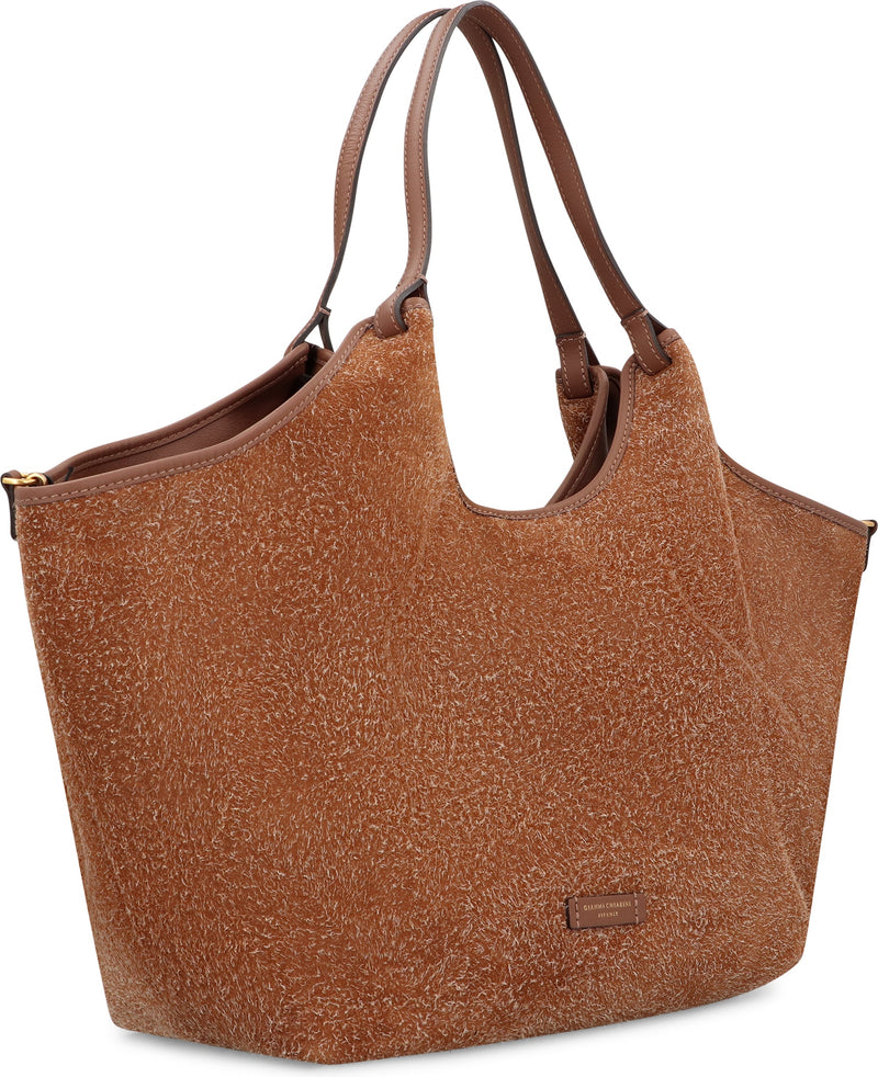 Gianni Chiarini Dua Shoulder Bag — Beige Cowhide