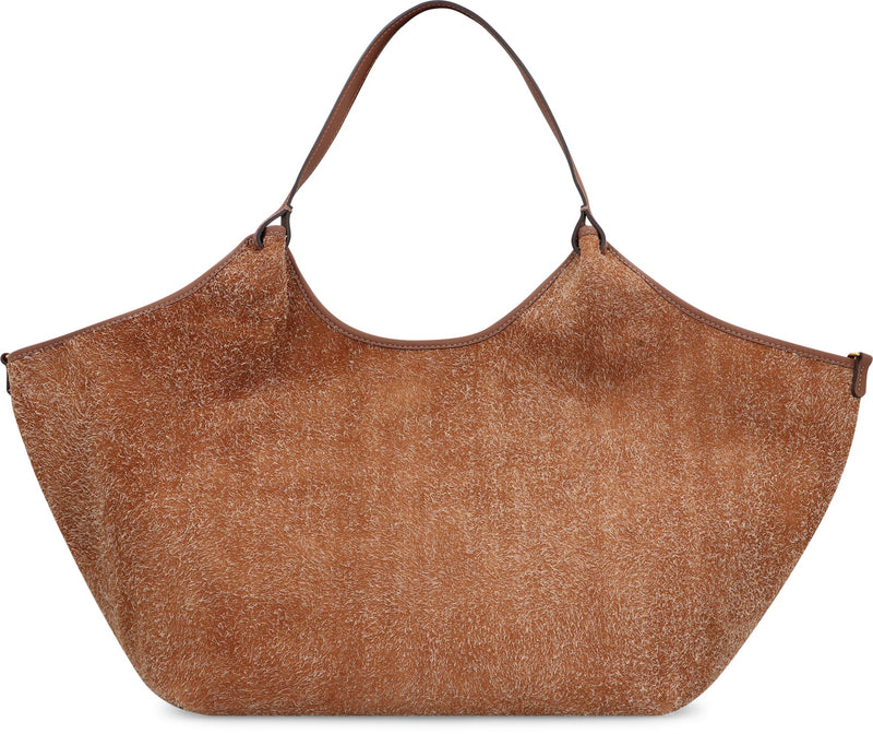 Gianni Chiarini Dua Shoulder Bag — Beige Cowhide