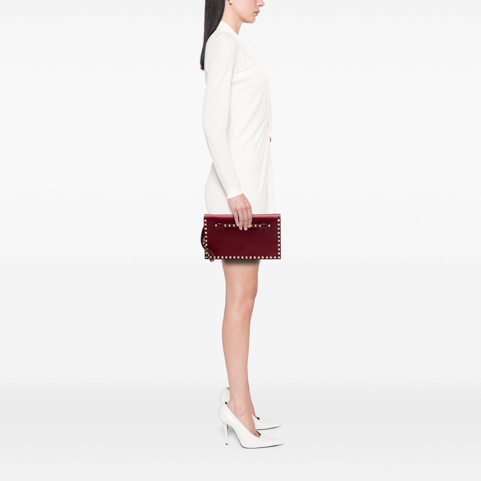 Nappa Rockstud Wristlet Clutch - Image 6