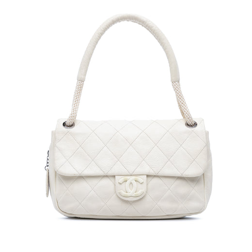 Quilted Calfskin Expandable Zip Yacht Flap - Image 1