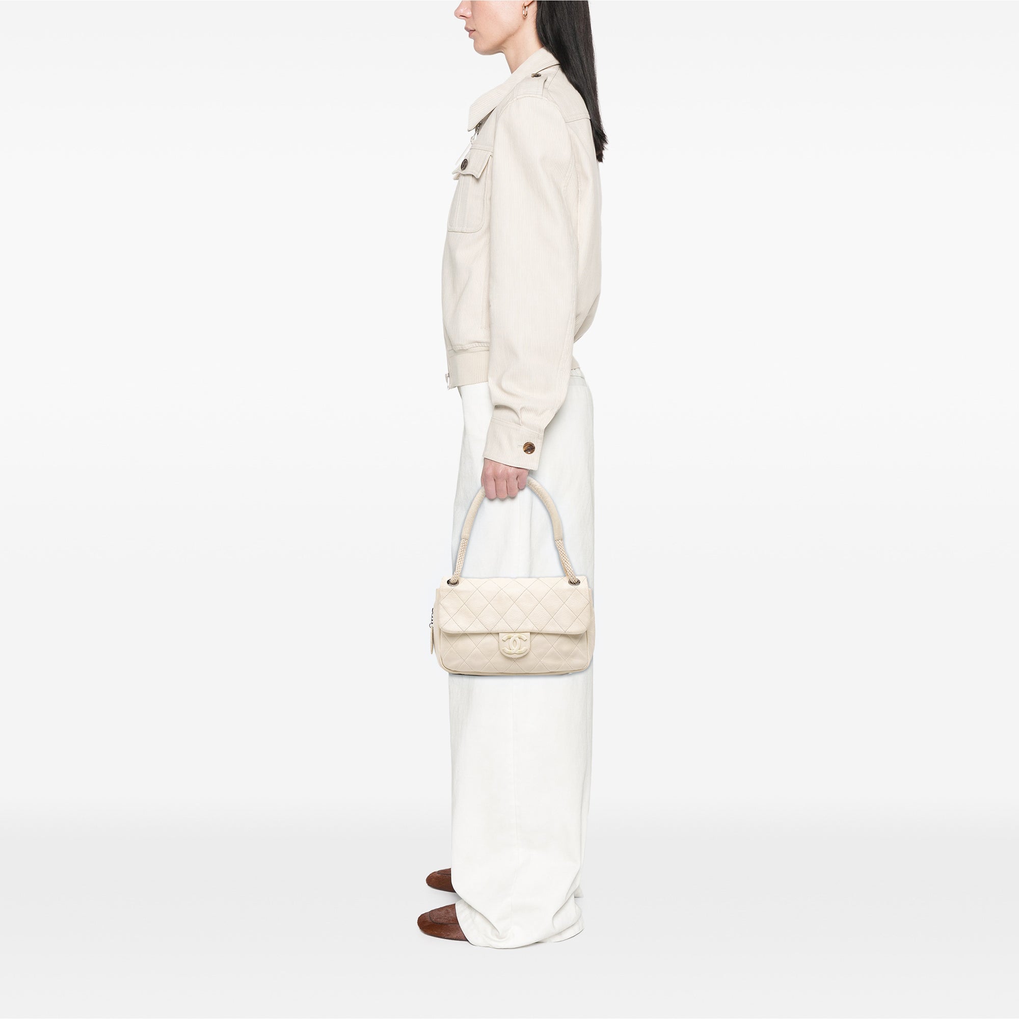 Quilted Calfskin Expandable Zip Yacht Flap - Image 11