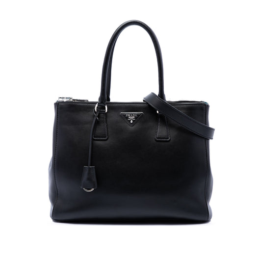 Large City Calf Galleria Double Zip Satchel - Image 1