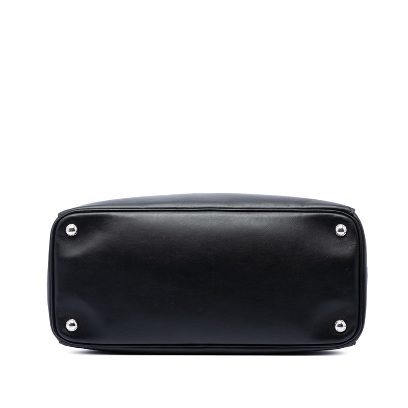 Large City Calf Galleria Double Zip Satchel - Image 3