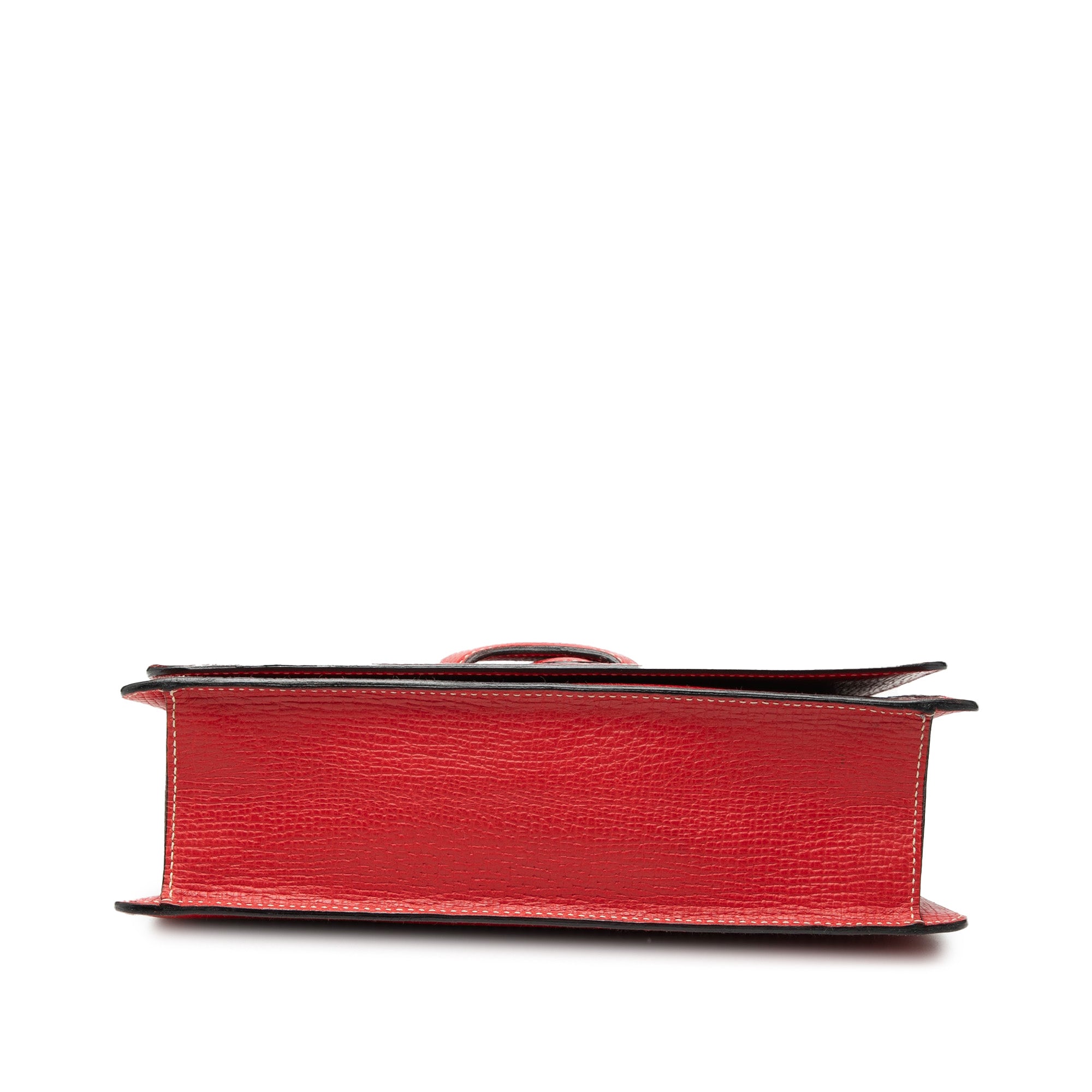 Textured Leather Barcelona Top Handle Bag - Image 3