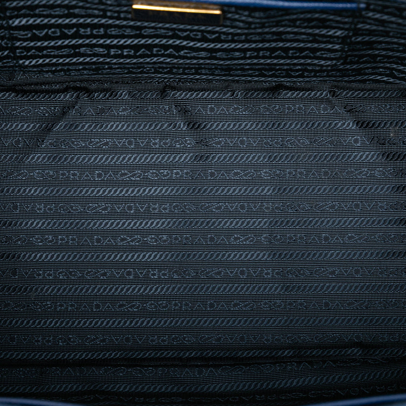 Large Saffiano Lux Galleria Double Zip Tote - Image 4