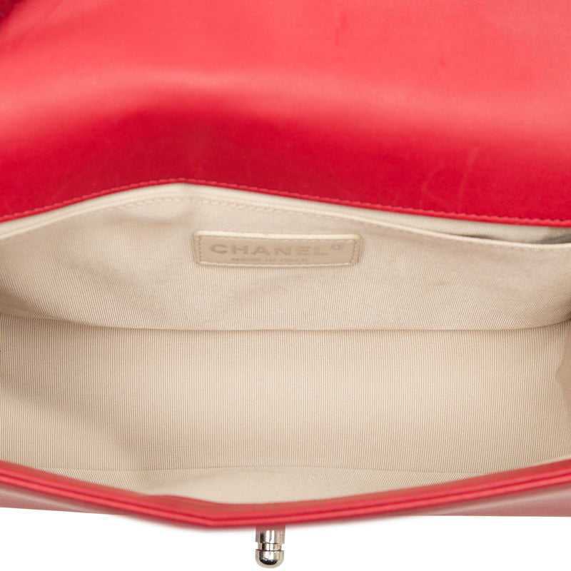 Old Medium Quilted Perforated Lambskin Boy Flap - Image 4