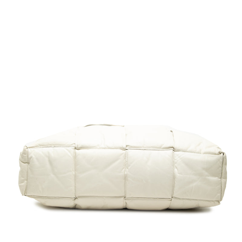 Padded Calfskin Maxi Intrecciato Squash Tote - Image 3