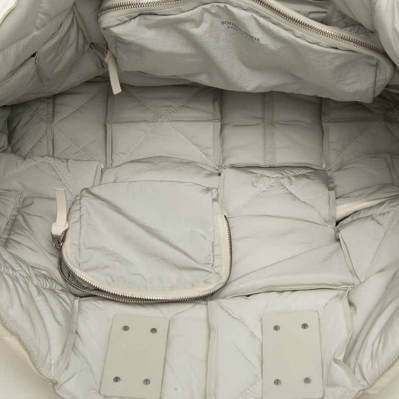 Padded Calfskin Maxi Intrecciato Squash Tote - Image 4