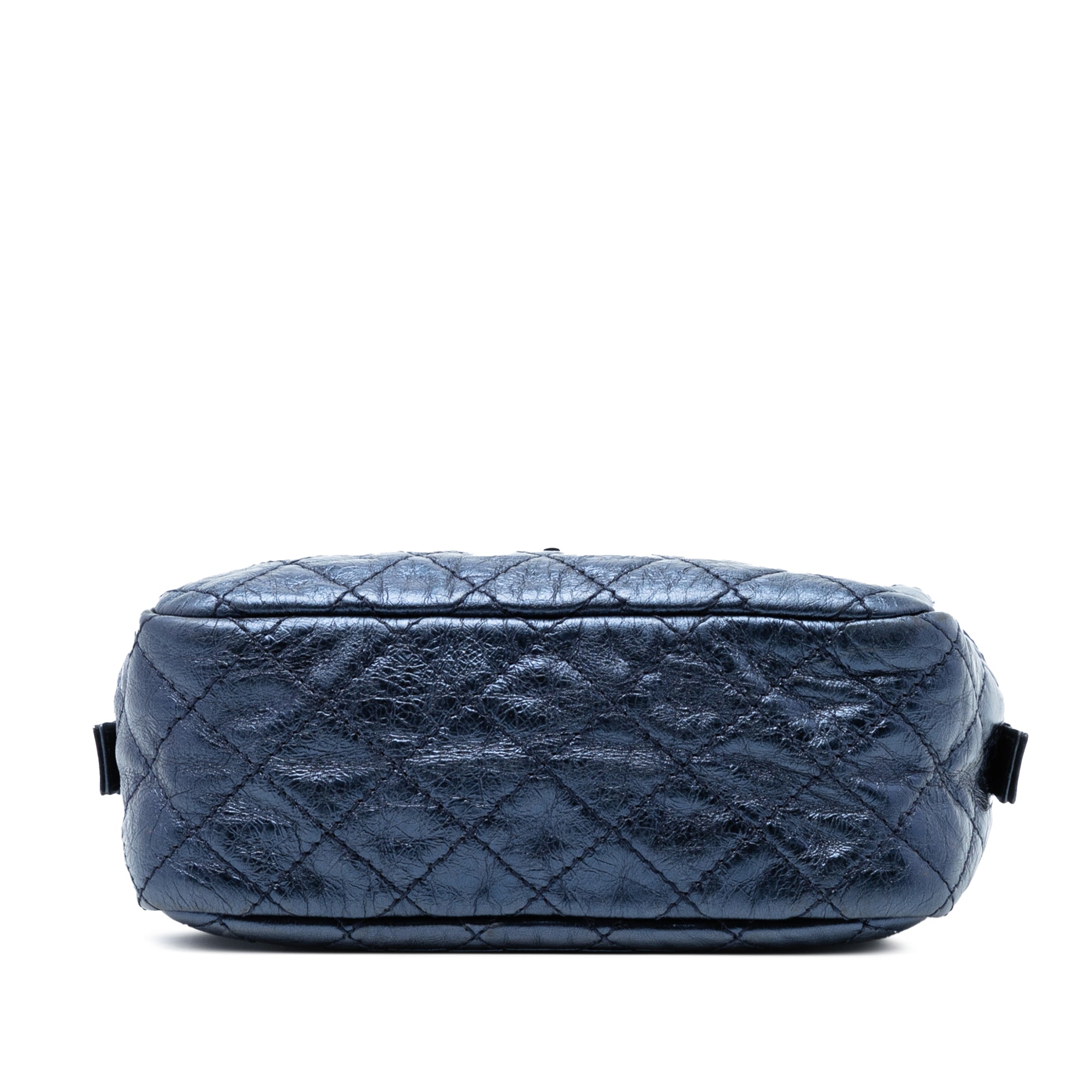 Small Metallic Quilted Aged Calfskin Reissue Camera Bag - Image 3