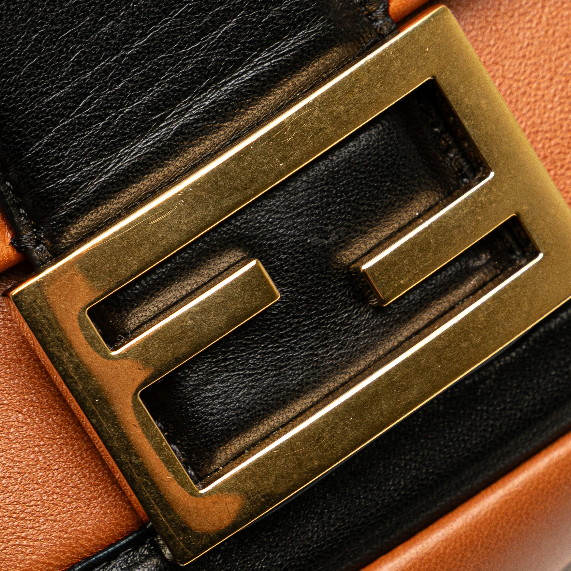 Mini Bicolor Nappa Apolo Chain Baguette Shoulder Bag - Image 7