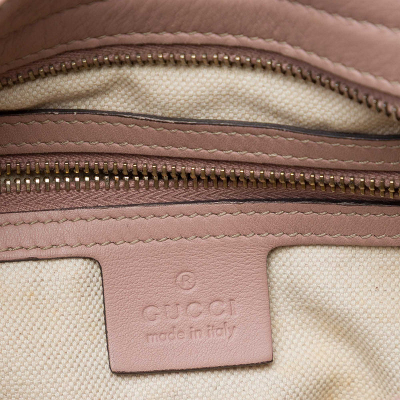 Small Guccissima Bree Satchel - Image 5