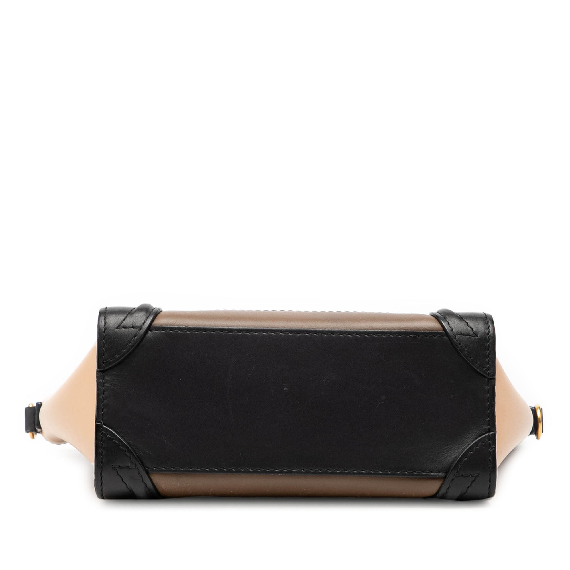 Nano Tricolor Leather Luggage Tote - Image 3