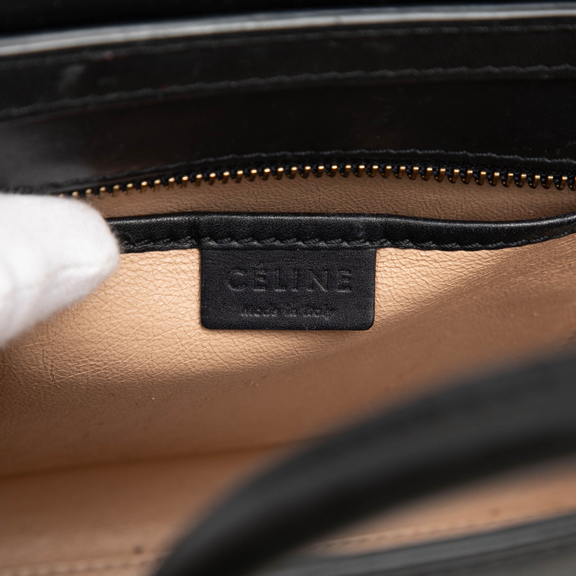 Nano Tricolor Leather Luggage Tote - Image 5