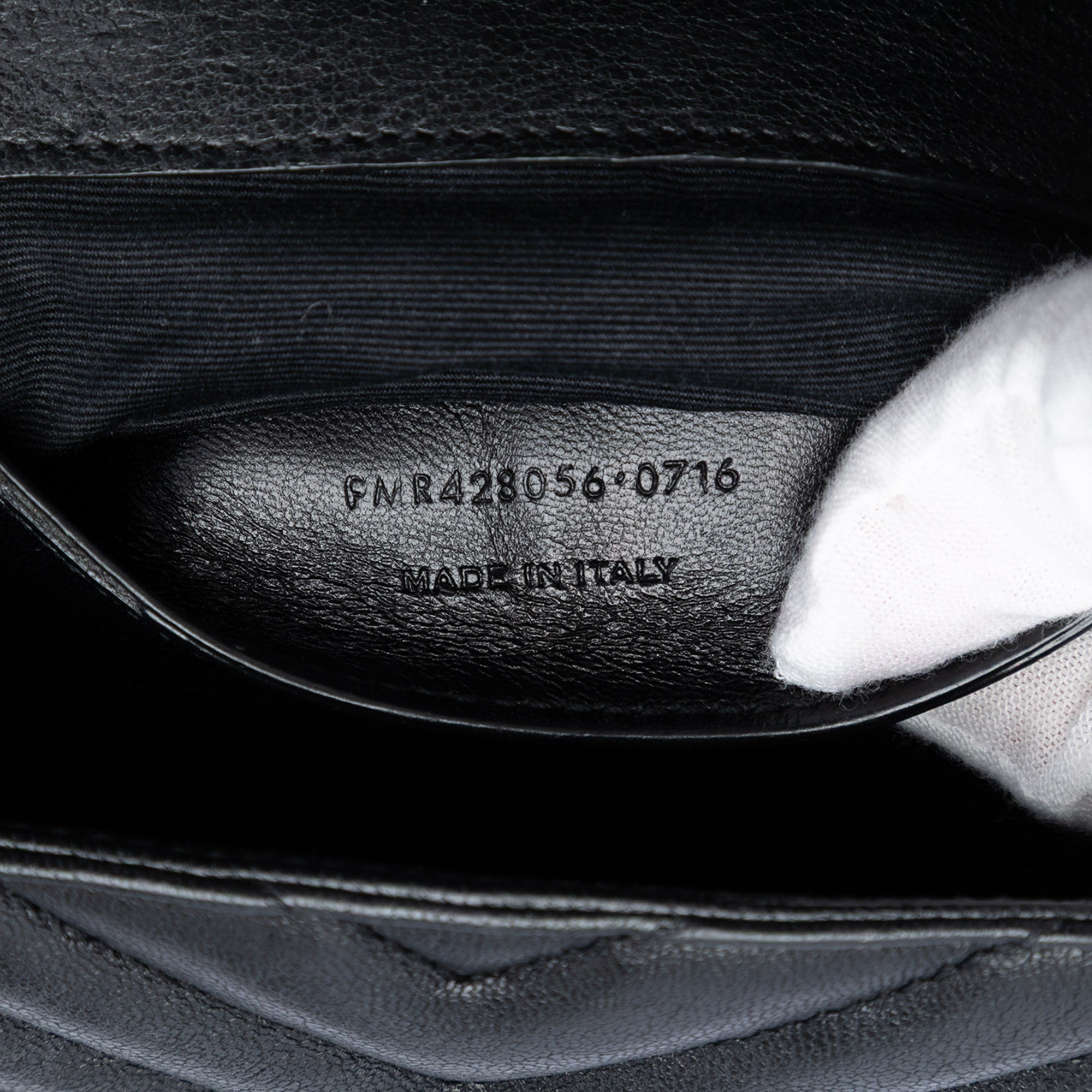 Medium Chevron Sheepskin Monogram College Satchel - Image 6