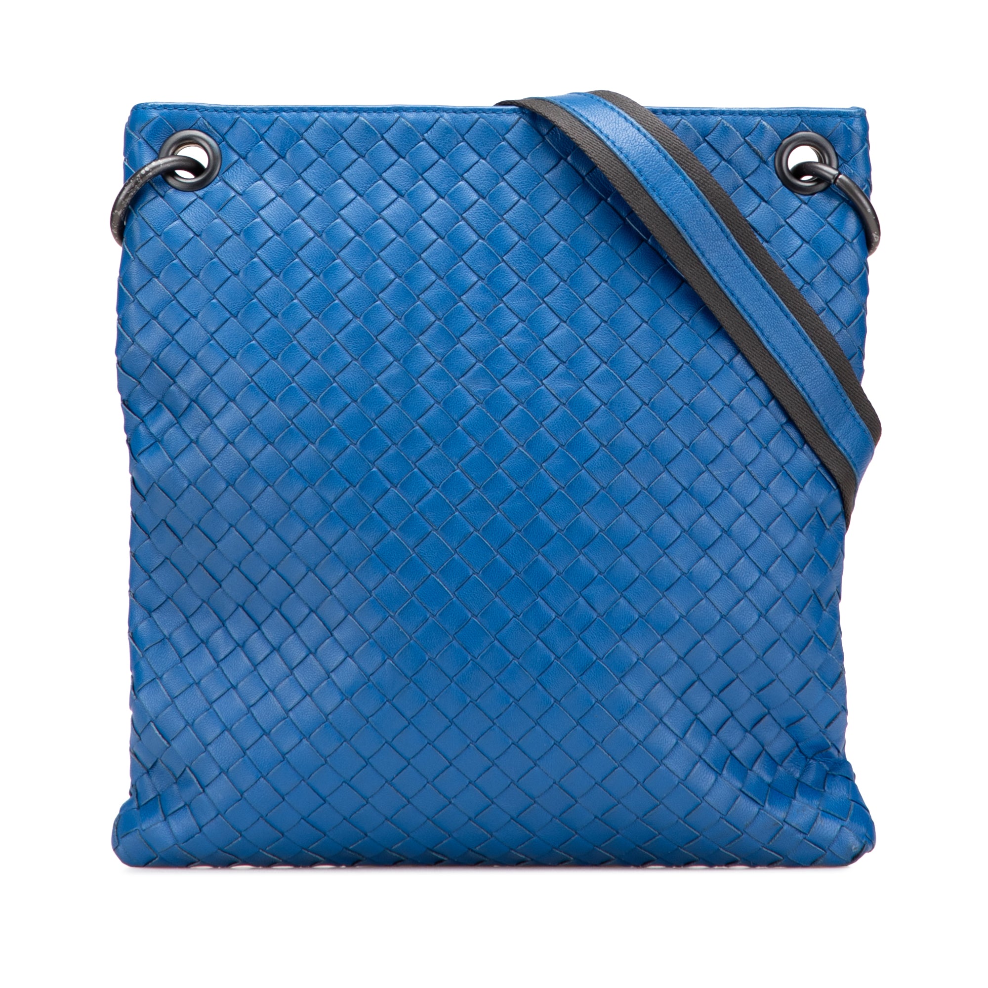 Leather Intrecciato Crossbody - Image 1