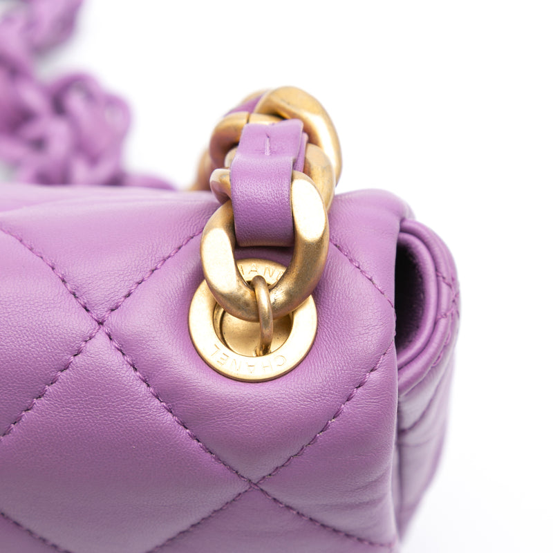Mini Quilted Lambskin Candy Chain Flap - Image 8