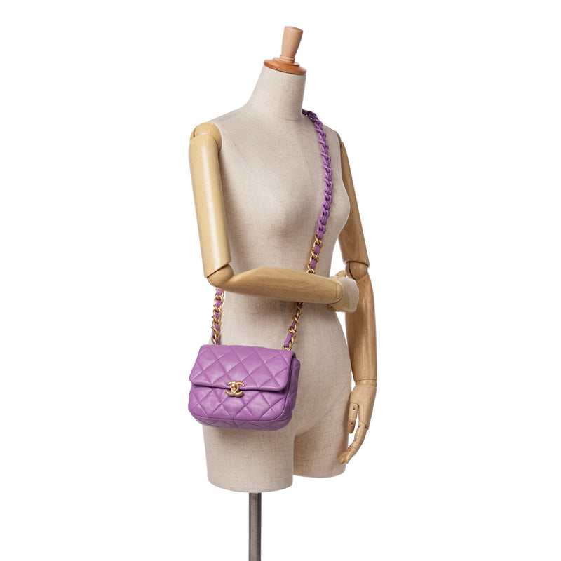 Mini Quilted Lambskin Candy Chain Flap - Image 9