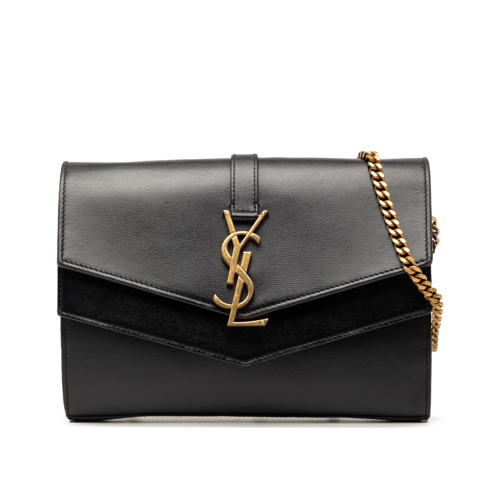 Leather Monogram Sulpice Wallet on Chain - Image 1